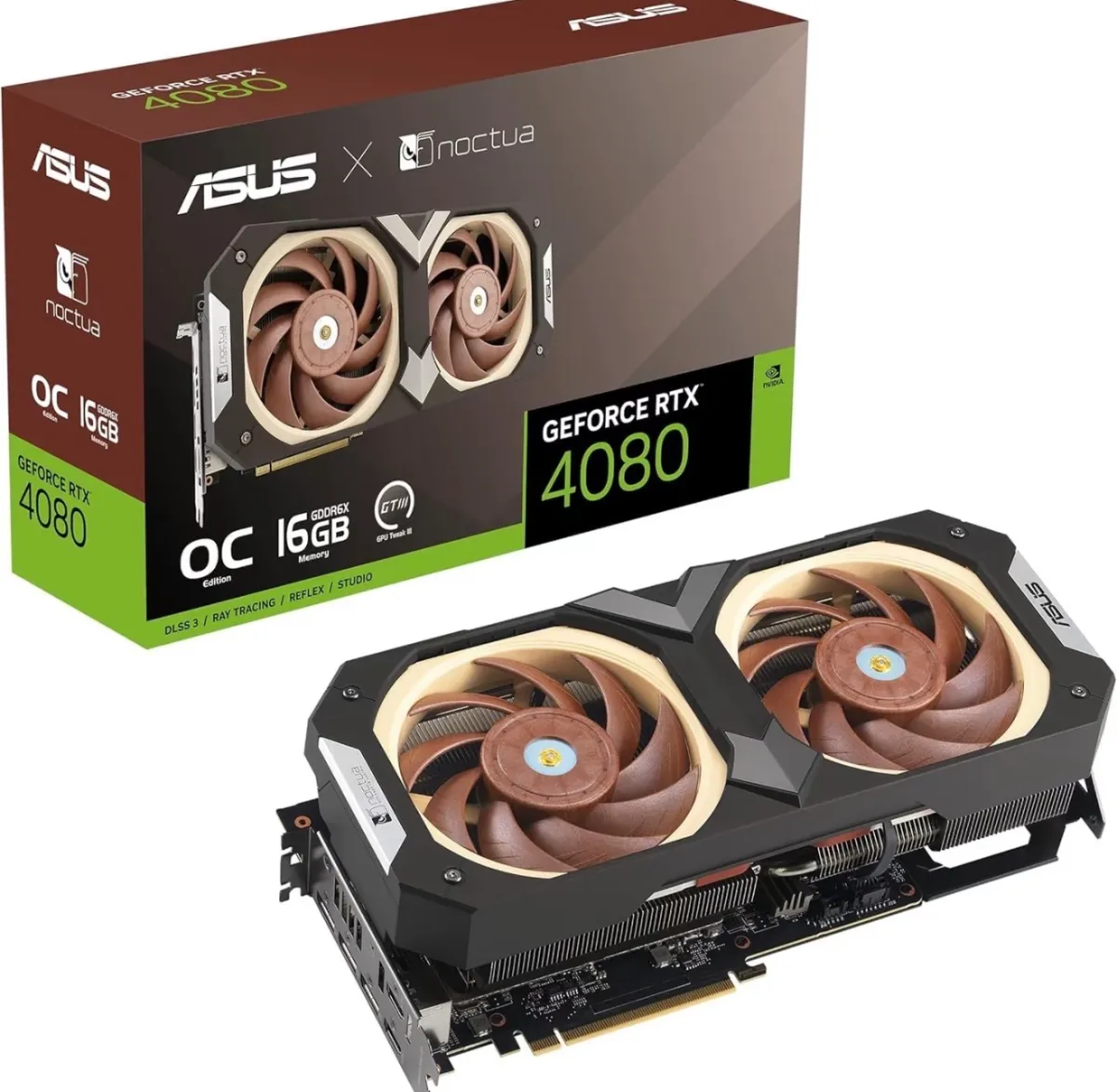 ASUS GeForce RTX 4080 16GB GDDR6X Noctua OC Edition